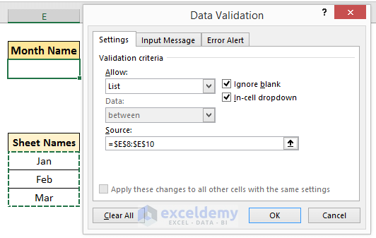 Use VLOOKUP Function to Select from Drop Down and Pull Data from Different Sheet in Excel
