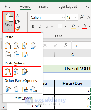 Use of Value Function to Transform Text or a Cell Preceded by an Apostrophe to Number