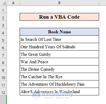 Run a VBA Code to Capitalize the First Letter in Excel