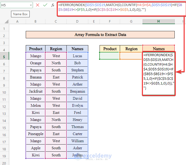 Extract Data from a List Based on Multiple Criteria