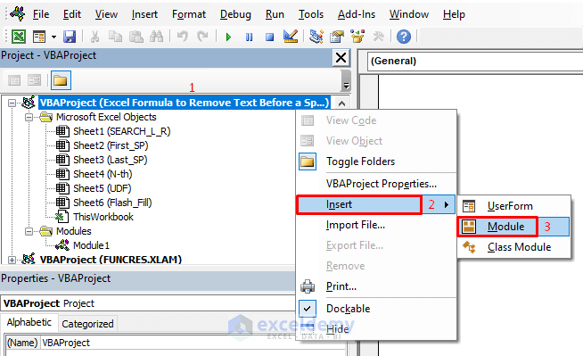 Excel VBA UDF to Delete Text before Space