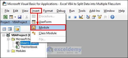 Excel Macro to Split Data into Multiple Files