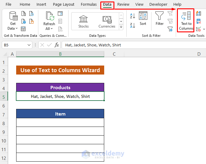 Splitting the Screen in Excel