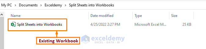 Excel Split Sheets into Separate Workbooks Using VBA Code