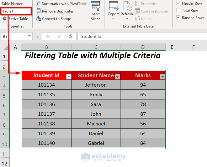 Excel VBA filter multiple criteria array