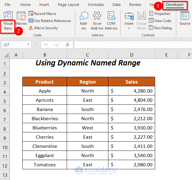 Excel VBA set print area dynamically