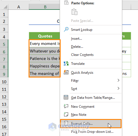 Excel Wrap Text Not Working Merged Cell Change the Alignment Before Merging Cells