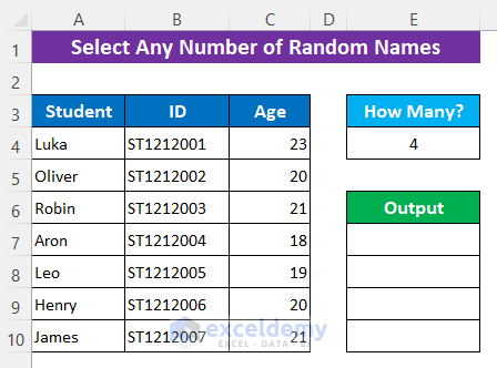 Embed VBA to Select Any Number of Random Names from a List