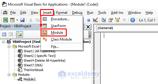 Find And Replace Hyperlinks Using VBA in Excel