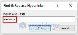 Find And Replace Hyperlinks Using VBA in Excel