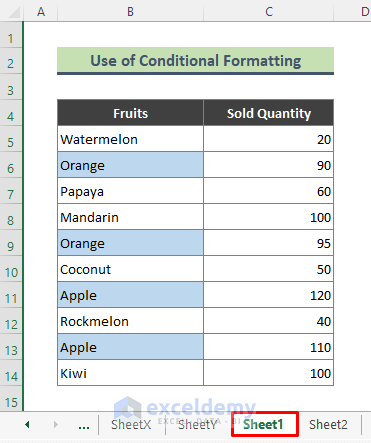 Apply Conditional Formatting to Search Duplicates and Later Copy to a Different Sheet in Excel