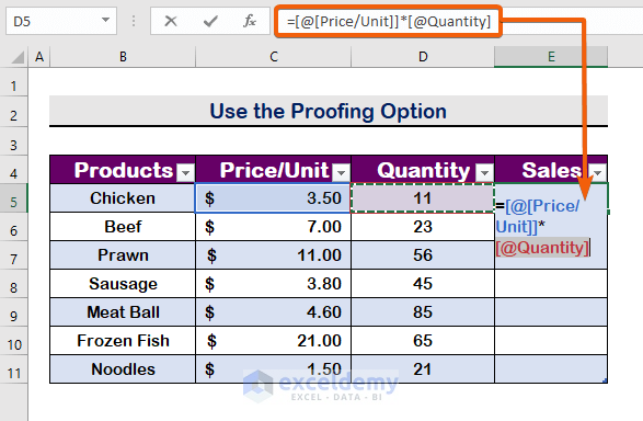 Effective Ways to Fix Formulas Not Copying Down in Excel Table