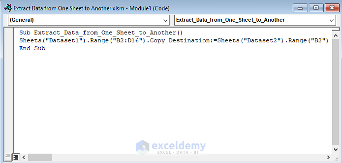 Apply the Mathematical Operator to Extract Data from One Sheet to Another with Excel VBA