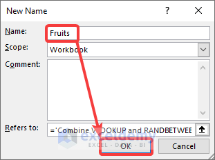 Combine VLOOKUP and RANDBETWEEN Function to Generate Random Data in Excel