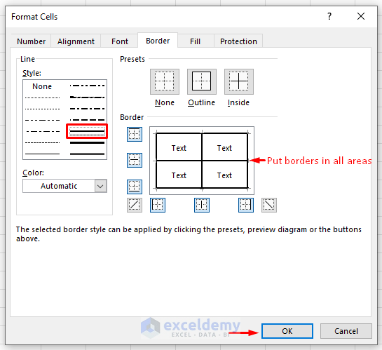 How to Make Grid Lines Bold in Excel (With Easy Steps) - ExcelDemy