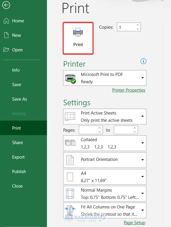 How to Print Excel Spreadsheet on Multiple Pages