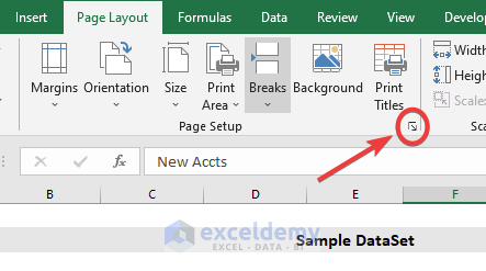Fitting Excel Page to One Page to Save as PDF by Scaling