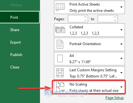 Fitting Excel Sheet on One Page to Save as PDF