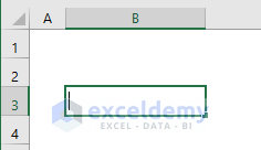 Exit from Cell Editing Mode to Insert Column
