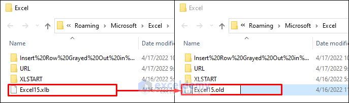 Fix Greyed Out Insert Row Option by Changing AppData