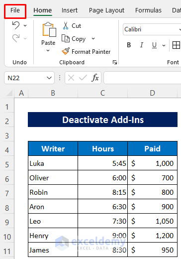 Deactivate Add-Ins If Keyboard Arrow Keys Are Not Working in Excel