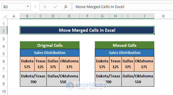 Embedding VBA Macro to move Merged Cells in Excel