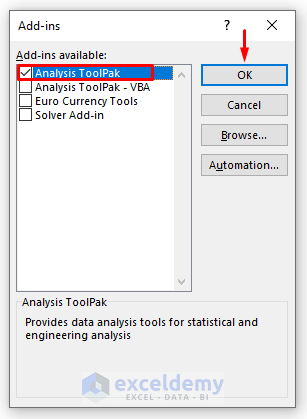 Apply Analysis ToolPak to Generate 5 Digit Numbers in Excel