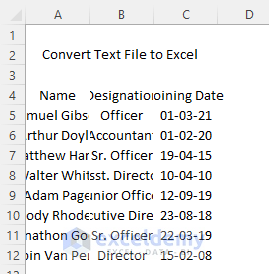 convert text file to excel automaticallly