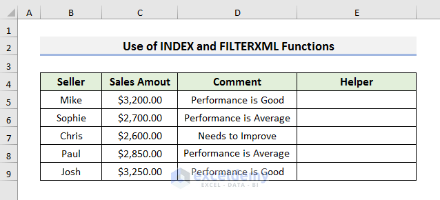 Combine INDEX and FILTERXML Functions to Pull out Text after Second Space