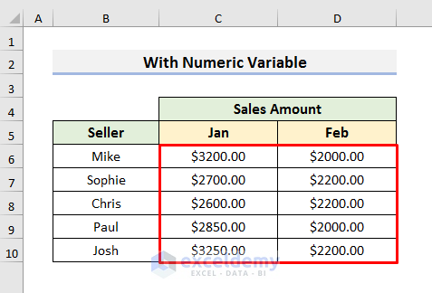 Excel VBA with Numeric Variable to Loop through Rows and Columns in a Range