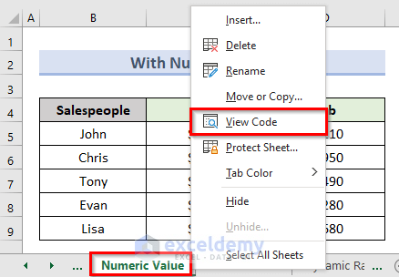Apply VBA to Loop Through Rows in Range with Numeric Variable