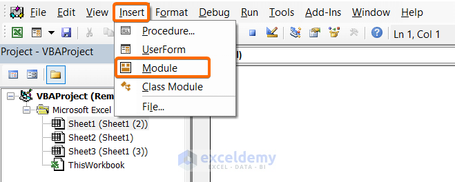 Insert Module to Remove AutoFilter If It Exists