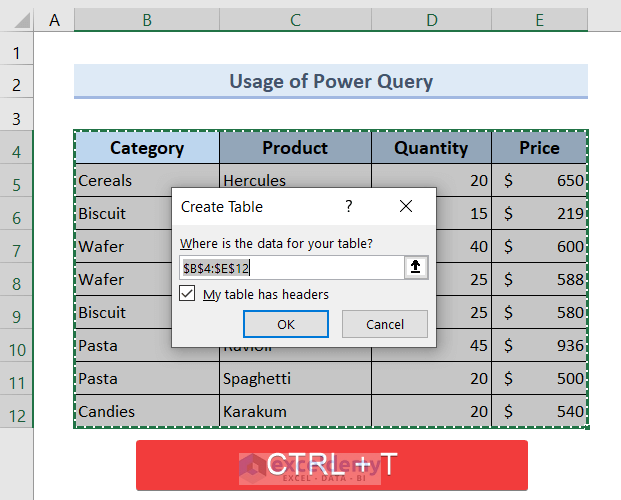 Apply Table: Dynamically Extract Filtered Data to Another Sheet in Excel Using Power Query