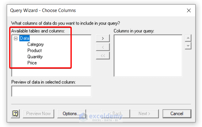 Query Wizard: Dynamically Extract Filtered Data to Another Sheet in Excel Using Power Query