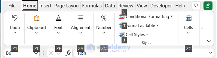 Via Alt+H+I+R to Add Multiple Rows & Columns in Excel