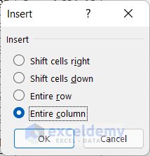 Add Multiple Columns Using Context Menu to Add Multiple Columns in Excel