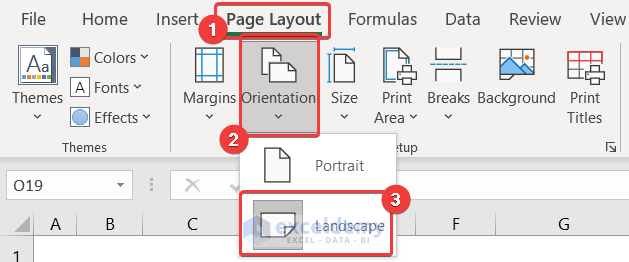 how to convert excel to pdf with all columns