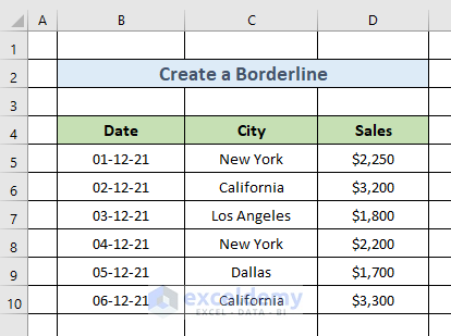 How to Make Gridlines Darker in Excel (2 Easy Ways)