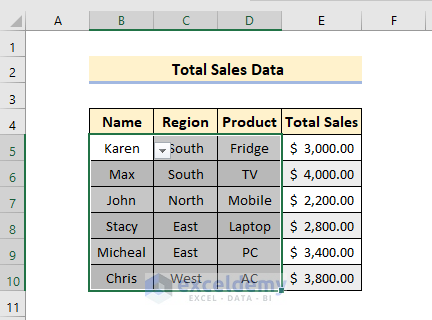 Data Validation Feature to Remove Drop-Down Arrow in Excel