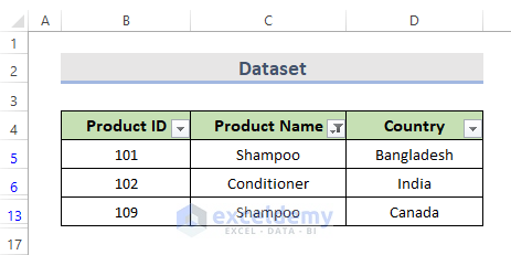 5 Methods to Remove Filter in Excel VBA