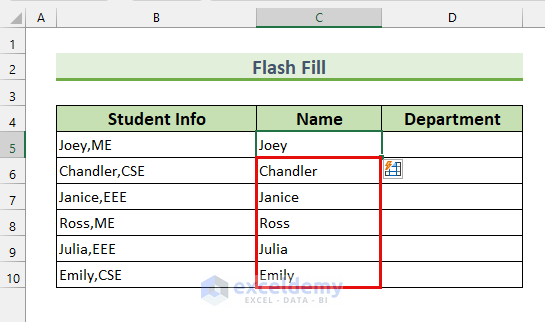 how to separate text in excel