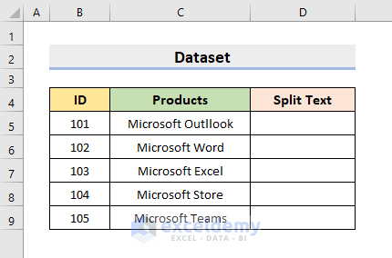 Split Text after a Certain Word in Excel