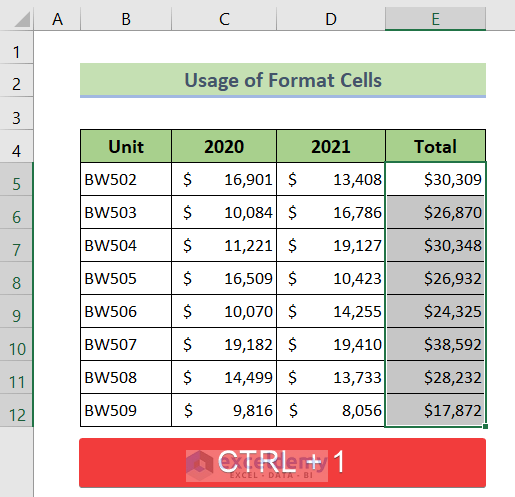 Use Format Cells Dialog Box and Protect Sheet to Stop Showing Formulas in Excel