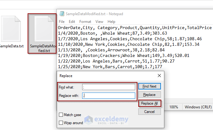 Import Text File with Multiple Delimiters into Excel