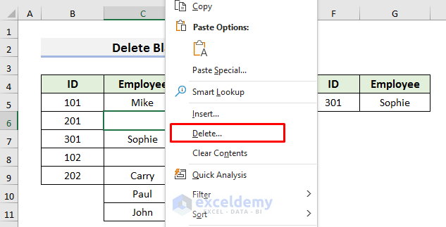 Blank Cells Can Lead INDEX MATCH Not to Return Correct Value in Excel