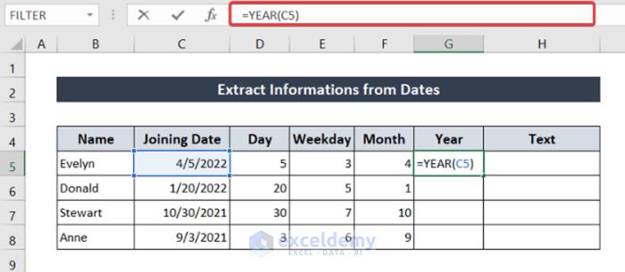How to Insert Date in Excel Formula