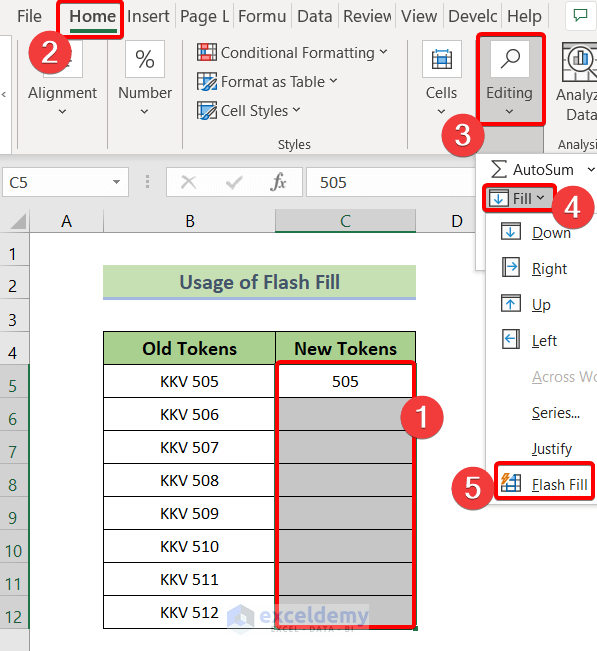 Use Flash Fill to Remove Text from an Excel Cell but Leave Numbers