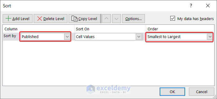 How to Sort Multiple Rows in Excel