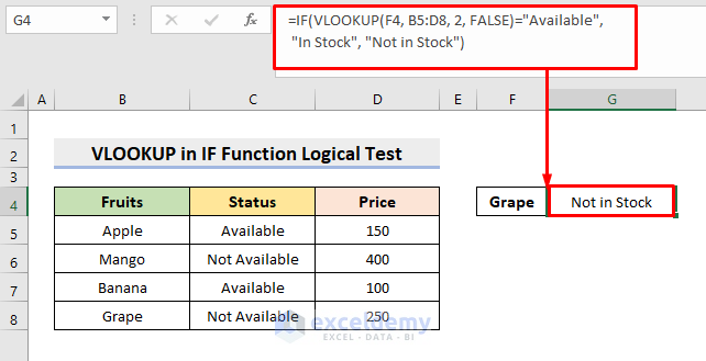 vlookup with multiple if condition in excel example