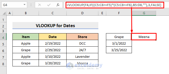 vlookup with multiple if condition in excel example
